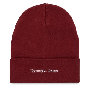 Czapka Tommy Jeans Tjm Sport Beanie AM0AM11016 Czerwony