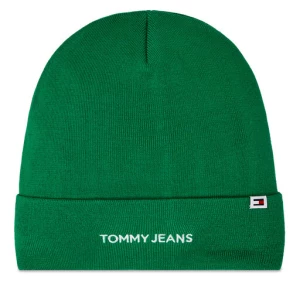 Czapka Tommy Jeans Tjw Linear Logo Beanie AW0AW15843 Zielony