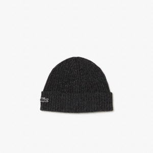 Czapka typu beanie Rib Knit z bawełny merceryzowanej Lacoste