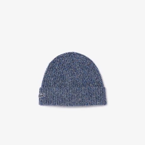 Czapka typu beanie Rib Knit z bawełny merceryzowanej Lacoste