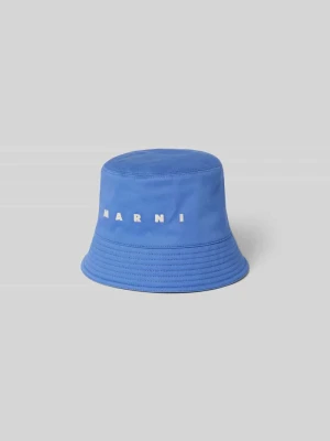 Czapka typu bucket hat z czystej bawełny Marni Niebieski