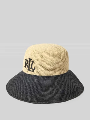 Czapka typu bucket hat z detalem z logo Lauren Ralph Lauren