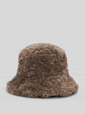 Czapka typu bucket hat z futerka model ‘VALENTYNE’ Boss