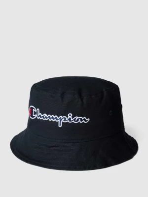 Czapka typu bucket hat z napisem z logo Champion
