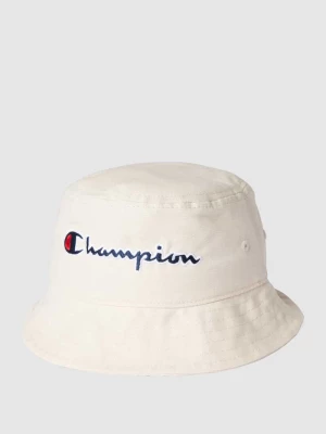 Czapka typu bucket hat z napisem z logo Champion