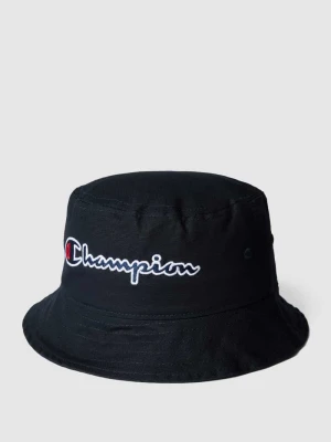 Czapka typu bucket hat z napisem z logo Champion