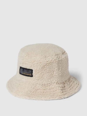 Czapka typu bucket hat z naszywką z logo Armani Exchange