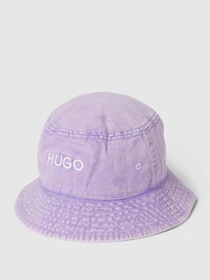 Czapka typu bucket hat z naszywką z logo model ‘Carol’ HUGO