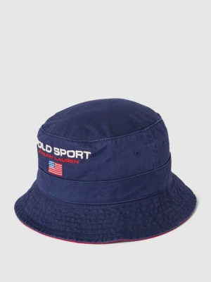 Czapka typu bucket hat z wyhaftowanym logo Polo Sport