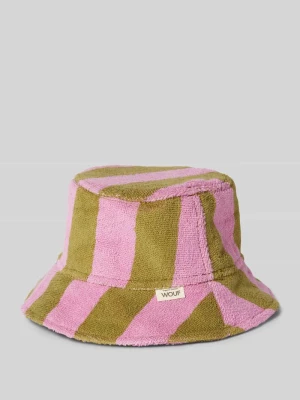 Czapka typu bucket hat ze wzorem w paski model ‘Menorca’ WOUF
