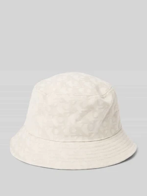 Czapka typu bucket hat ze wzorem z logo CK Calvin Klein