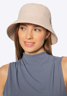 Czapka typu bucket z nylonu beżowa Wittchen