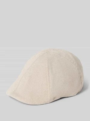 Czapka typu kaszkiet, mieszanka lnu Müller Headwear Beżowy