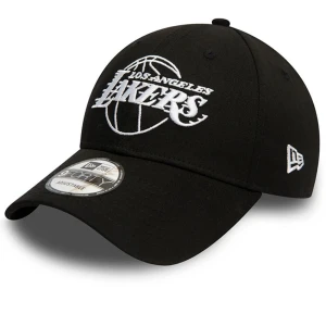 Czapka unisex New Era 9Forty NBA LA Los Angeles Lakers Outline 12292584 - czarna