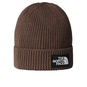 Czapka unisex The North Face Logo Box Beanie 0A8CHE1OI1 - brązowa