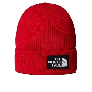 Czapka unisex The North Face Logo Box Beanie 0A8CHE6821 - czerwona