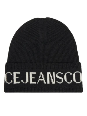 Czapka Versace Jeans Couture Big Beanie 79YAZK40 Czarny