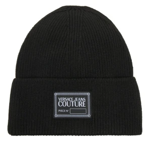 Czapka Versace Jeans Couture Big Beanie 79YAZK50 Czarny
