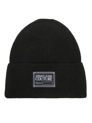 Czapka Versace Jeans Couture Big Beanie 79YAZK50 Czarny
