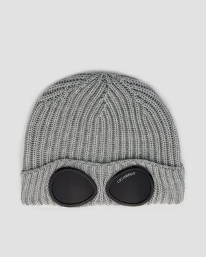 Czapka Wełniana Cp Company Google Wool Beanie Szara