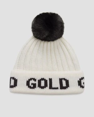 Czapka Wełniana Damska Goldbergh Hodd Biała