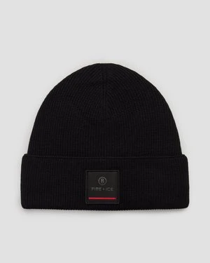 Czapka Wełniana Męska Bogner Fire+ice Tarek Czarna