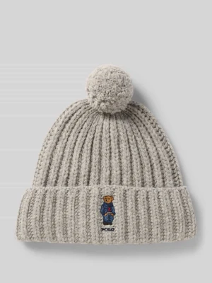 Zdjęcie produktu Czapka wełniana wyhaftowanym motywem model ‘DENIM BEAR’ Polo Ralph Lauren