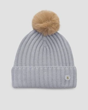 Czapka Wełniana Z Kaszmirem Damska Bogner Ranya2 Szara