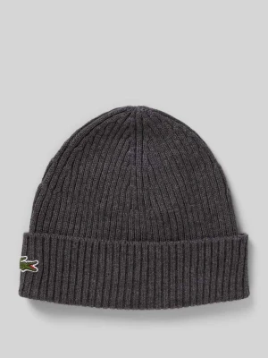 Czapka z czystej wełny Lacoste