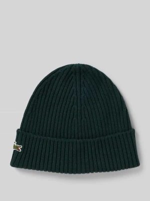 Czapka z czystej wełny Lacoste