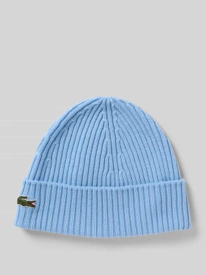 Czapka z czystej wełny Lacoste