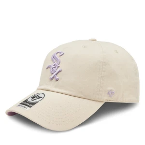 Czapka z daszkiem 47 Brand Mlb Chicago White Sox Double Under ’47 Clean Up BAS-DBLUN906GWS-NT03 Beżowy