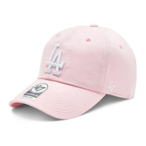 Czapka z daszkiem 47 Brand MLB Los Angeles Dodgers '47 CLEAN UP B-RGW12GWSNL-PTA Różowy