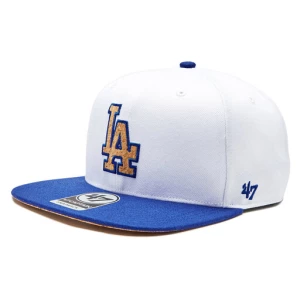 Czapka z daszkiem 47 Brand MLB Los Angeles Dodgers Corkscrew 47 CAPTAIN B-CORKS12WBP-WH Biały