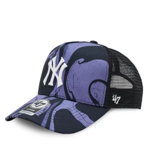 Czapka z daszkiem 47 Brand Mlb New York Yankees Enamel Twist Mesh '47 Mvp Dt B-ENLDT17PTP-PP Fioletowy