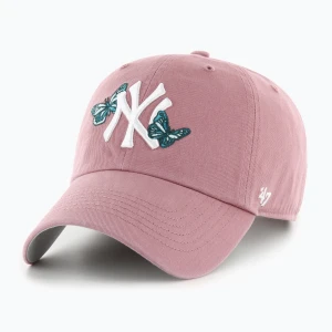 Czapka z daszkiem 47 Brand MLB New York Yankees Icon Alt CLEAN UP mauve
