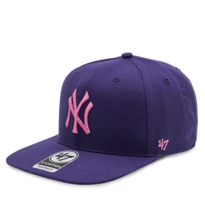 Czapka z daszkiem 47 Brand Mlb New York Yankees No Shot NSHOT17WBP Ppa Purple
