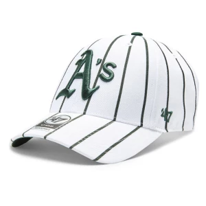 Czapka z daszkiem 47 Brand MLB Oakland Athletics Bird Cage 47 MVP B-BDCG18WBV-WH Biały