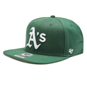 Czapka z daszkiem 47 Brand MLB Oakland Athletics Sure Shot '47 CAPTAIN B-SRS18WBP-DGB Zielony