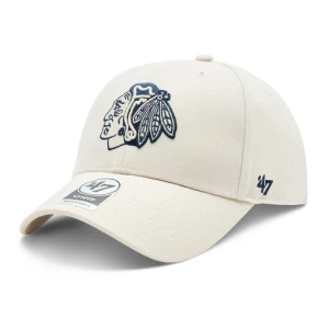 Czapka z daszkiem 47 Brand NHL Chicago Blackhawks '47 MVP SNAPBACK H-MVPSP04WBP-BN Écru