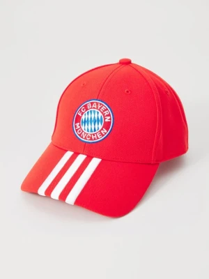 Czapka z daszkiem Adidas czerwony