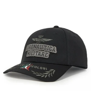 Czapka z daszkiem Aeronautica Militare 251HA1104CT2261 Czarny