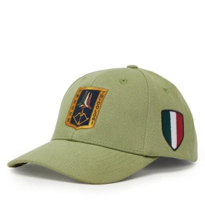 Czapka z daszkiem Aeronautica Militare 251HA1150CT3043 Zielony
