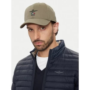 Czapka z daszkiem Aeronautica Militare Cappellino 242HA1179CT2848 Khaki