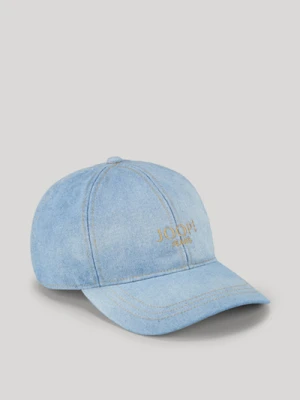 Czapka z daszkiem Aleyna z niebieskiego denimu Joop