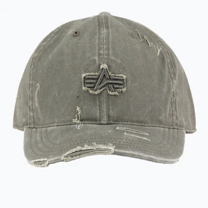 Czapka z daszkiem Alpha Industries Acid Logo dark olive