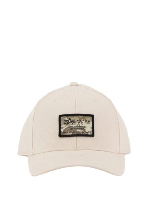 Czapka z daszkiem Alpha Industries biały