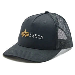 Czapka z daszkiem Alpha Industries Label 106901 Czarny