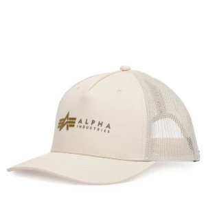 Czapka z daszkiem Alpha Industries Label 106901 Écru