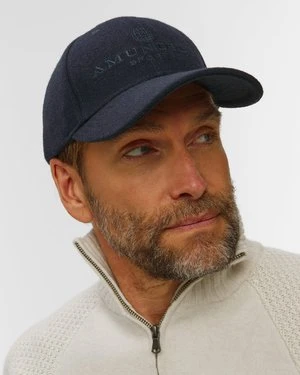 Czapka Z Daszkiem Amundsen Wool Cap Granatowa Amundsen Sports